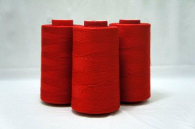 COMETA 0237F Cône de fils a coudre polyester 100% 5000 mètres rouge Fils standard 5000m 11161