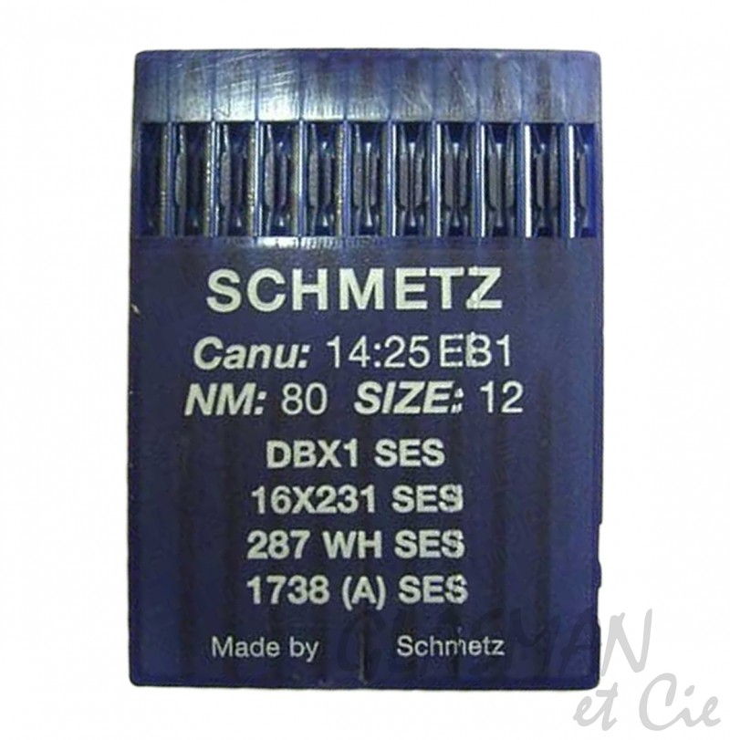 Aiguille machine à coudre : Schmetz Ressort, N°80, x1 –