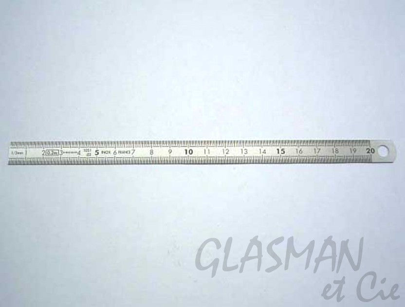 Réglet métallique 50 cm Bohin