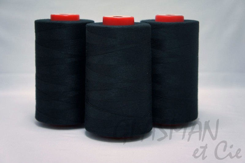 Fil à coudre taille 210D avec 12 pièces d'aiguilles de 9 cm C-type, fil de  polyester pour la couture (noir) : : Cuisine et Maison